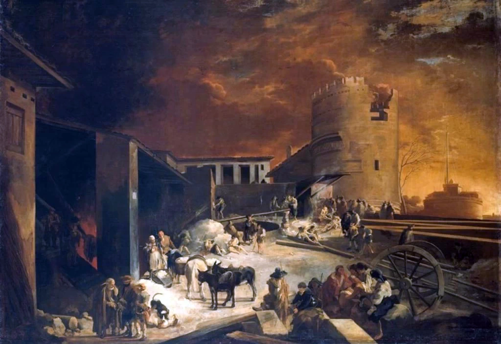 Una fornace di calce romana - Monaco di Baviera, Alte Pinakothek